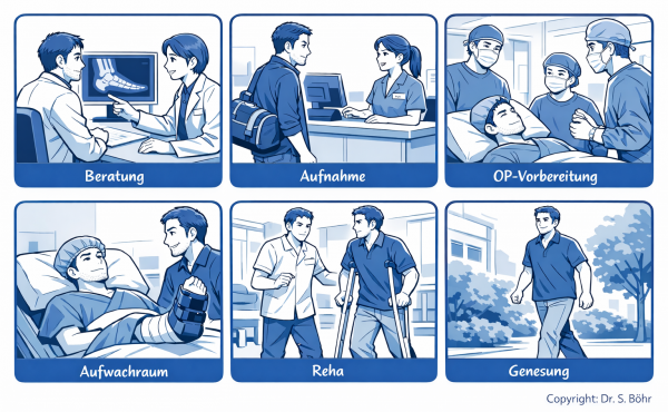 Comic Ablauf Operation Fuß Berlin