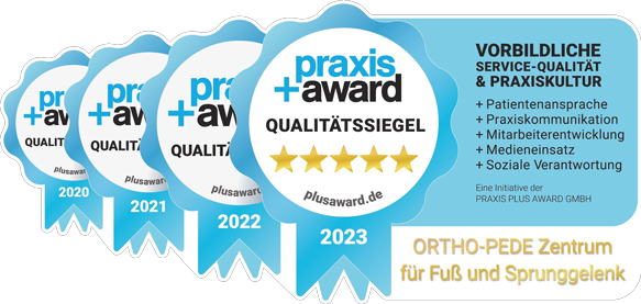 praxis+award 2020-2023: Vorbildliche Service-Qualität und Praxiskultur